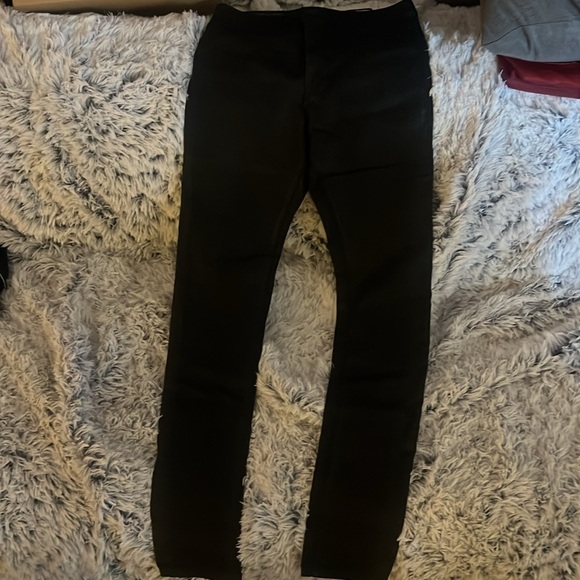 DSTLD Authentic matte wax coated DSTLD black skinny jeans. - Picture 6 of 8